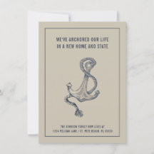 ブルー航海のとトープヴィンテージいかりニューホーム