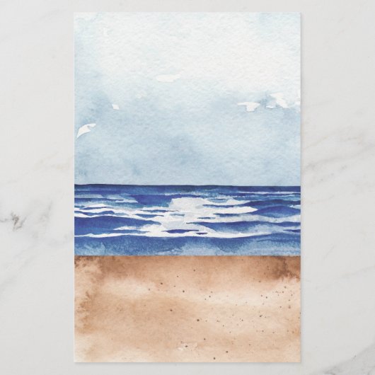 ブルー航海のコースタルシーブライダル絵文字ゲーム (裏面)