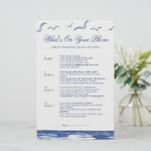 ブルー航海のコースタルシー何が電話ゲーム (スタンド正面)