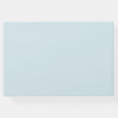 ブルー航海のストライプいかりウォーター結婚カラー ゲストブック (裏面)