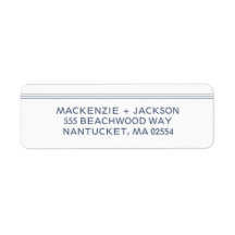 ブルー航海のストライプビーチ結婚式