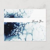 ブルー航海のデスティネーションウェディングサンキュー ポストカード (正面)