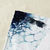 ブルー航海のデスティネーションウェディング氏 ビーチタオル (インサイチュ)