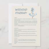 ブルー航海のボウバチェロレッテ週末 招待状 (裏面)