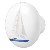 ブルー航海のヨットセーリングボート セラミックノブ (右)