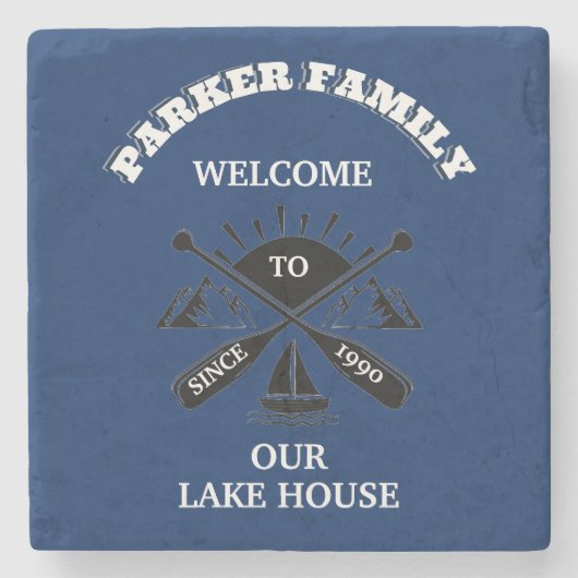 ブルー航海のレイクハウスファミリーいかりオール ストーンコースター (正面)