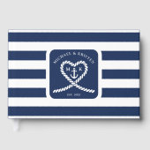 ブルー航海のロストライプのープハート結婚いかり ゲストブック (正面)