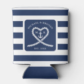 ブルー航海のロストライプのープハート結婚いかり 缶クーラー (裏面)