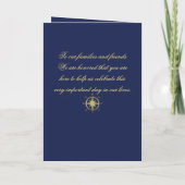 ブルー航海の結婚セレモニー・プログラム プログラム (裏面)