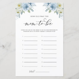 ブルー花模様お母さんがゲームカードを買ったのは何歳だった