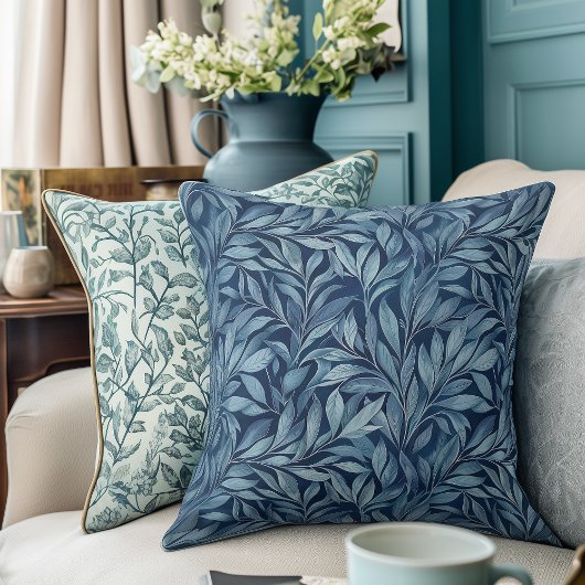 ブルー芸術的プルズ装飾用クッション クッション