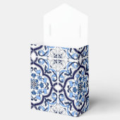 ブルー華美フローラシ地中海のシリアタイル フェイバーボックス (オープン)