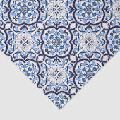 ブルー華美フローラシ地中海のシリアタイル 薄葉紙 (詳細)