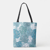 ブルー葉トテバッグ トートバッグ (裏面)