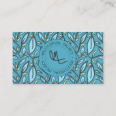 ブルー葉バイリンガル 名刺 (裏面)