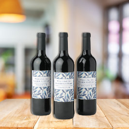 ブルー葉ビーチバケーションレンタル ワインラベル