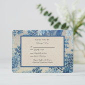 ブルー葉リネンCovid-19 出欠カード (スタンド正面)