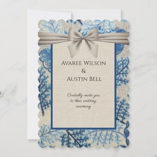 ブルー葉紙結婚ズ (正面)