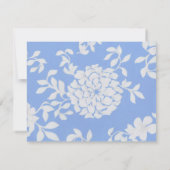 ブルー葬儀お礼 サンキューカード (裏面)