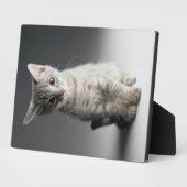 ブルー虎猫キッテン フォトプラーク (側面)