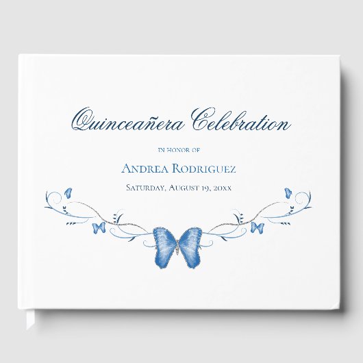 ブルー蝶とスワーズキンチェニェラ ゲストブック (正面)