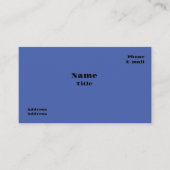 ブルー蝶の名刺 名刺 (正面)