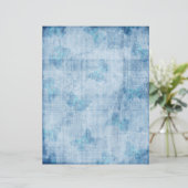 ブルー蝶スクラップブック紙 (スタンド正面)