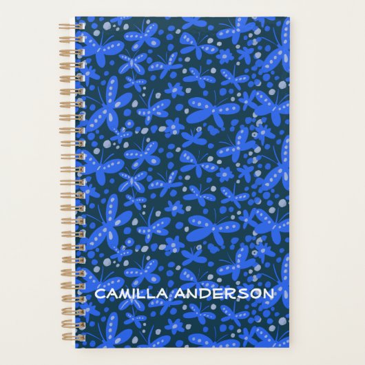 ブルー蝶プランナー プランナー手帳 (正面)