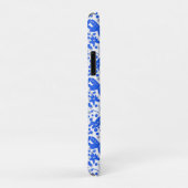 ブルー蝶iPhoneウォレットケース Case-Mate iPhoneケース (裏面/右)