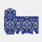 ブルー装飾オーナメントホリデーギフトボックス フェイバーボックス (折り畳みなし)