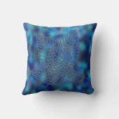 ブルー装飾用クッション クッション (裏面)