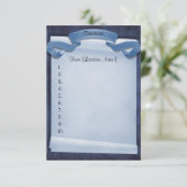 ブルー誓約式 カスタム ドライブ 案内 招待状 (スタンド正面)