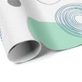 ブルー誕生日 ラッピングペーパー (ロールコーナー)