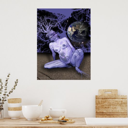 ブルー誕生 ポスター (キッチン)