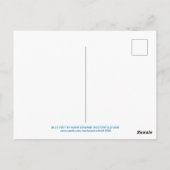 ブルー足ズバイマークエドワードWESTERFIELD 2020 ポストカード (裏面)