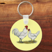 ブルー足チキンズ キーホルダー (正面)
