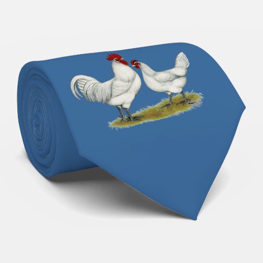 ブルー足チキンズ ネクタイ (ロール)