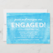 ブルー転がイク婚約した!婚約パーティー 招待状 (正面)