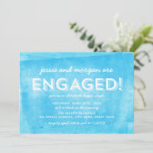 ブルー転がイク婚約した!婚約パーティー 招待状 (スタンド正面)