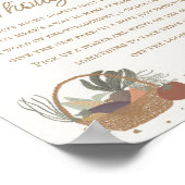 ブルー農家マーケットファームフレッシュおむつ思考 ポスター (角)