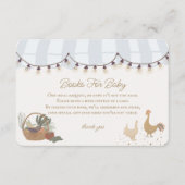 ブルー農家マーケットファームブックベビーインサート エンクロージャーカード (正面)