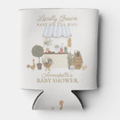 ブルー農家マーケットファーム新鮮な赤ちゃんシャワーの好意 缶クーラー (正面)