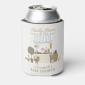 ブルー農家マーケットファーム新鮮な赤ちゃんシャワーの好意 缶クーラー (缶裏面)