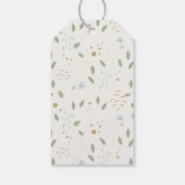 ブルー農家市場ローカルで成長誕生日の恩恵 ギフトタグ (裏面)