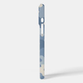 ブルー迷彩柄軍隊モノグラム Case-Mate iPhoneケース (裏面 / 左)