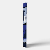 ブルー迷彩柄、iPhone 6/6sタフXtremeケース Case-Mate iPhoneケース (裏面 / 右)