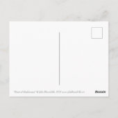 ブルー通りチェフチャウエンモロッコパステル絵画ズアール ポストカード (裏面)