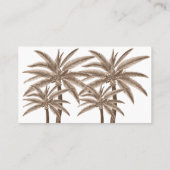 ブルー金ゴールドコンパスバラビーチ結婚式座席表 プレイスカード (裏面)