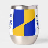 ブルー金ゴールドスクール大学卒業 (左面)