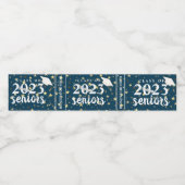 ブルー金ゴールドスターズクラス2024年卒業 ペットボトルラベル (シングルラベル)